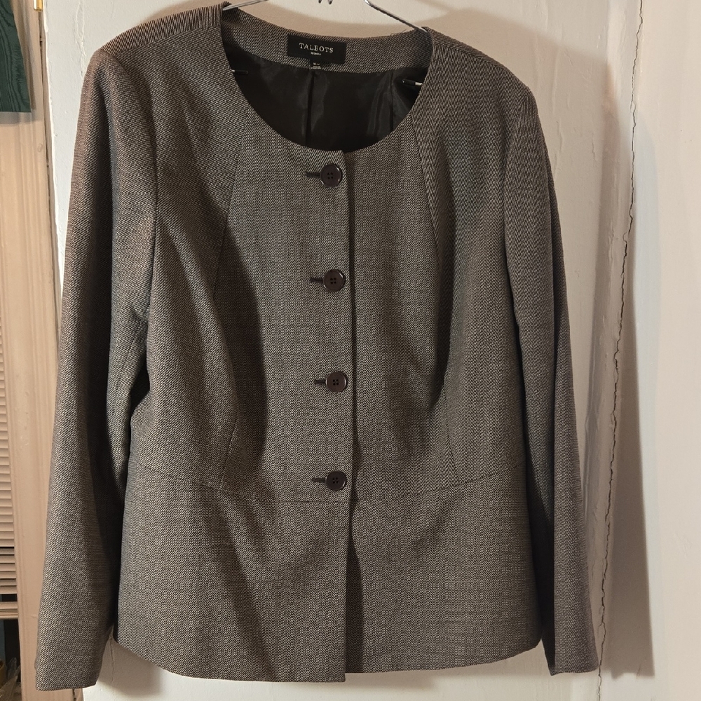Talbots Women's Classic Gray Blazer